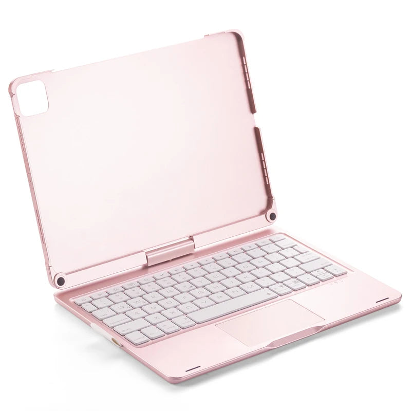 Bluetooth Magic Keyboard Case For iPad Pro 11 2022 2021 2020 2018 Air 5 4 10.9 Tablet Case Arabic Spanish French German Keyboard