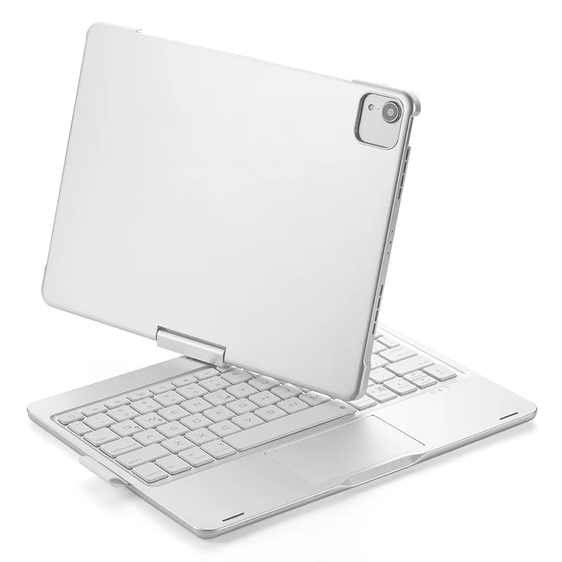 Bluetooth Magic Keyboard Case For iPad Air 6 11 inch 2024 M2 Tablet Case Russian Arabic Hebrew Spanish Portuguese Thai Keyboard