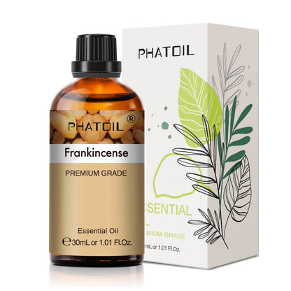 PHATOIL 1PCS Aromatherapy Essential Oil 30ml Lemon Eucalyptus Lavender Bergamot Jasmine Juniper Rose Vanilla Aroma Essential Oil