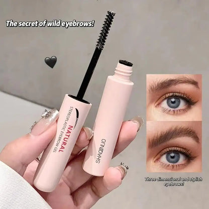 Double Head Eyebrow Gel Styling Liquid Fixed Gel Waterproof Sweat-proof Eyebrow Repair Makeup Gel For Eyebrows