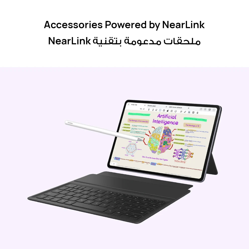 HUAWEI MatePad 11.5S Papermatte Tablet Gray 8GB RAM 256GB WiFi InBox Keyboard, Middle East Version, Local Warranty