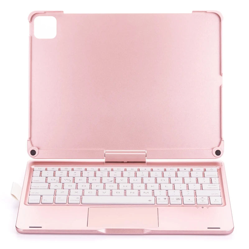 Bluetooth Magic Keyboard Case For iPad Pro 11 2022 2021 2020 2018 Air 5 4 10.9 Tablet Case Arabic Spanish French German Keyboard