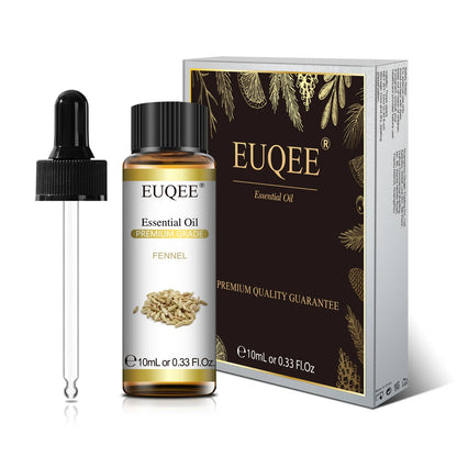 EUQEE 10ml Pure Natural Essential Oil Lavender Jasmine Eucalyptus Vanilla Sandalwood Sweet Orange Lemon Oregano Neroli Fragrance
