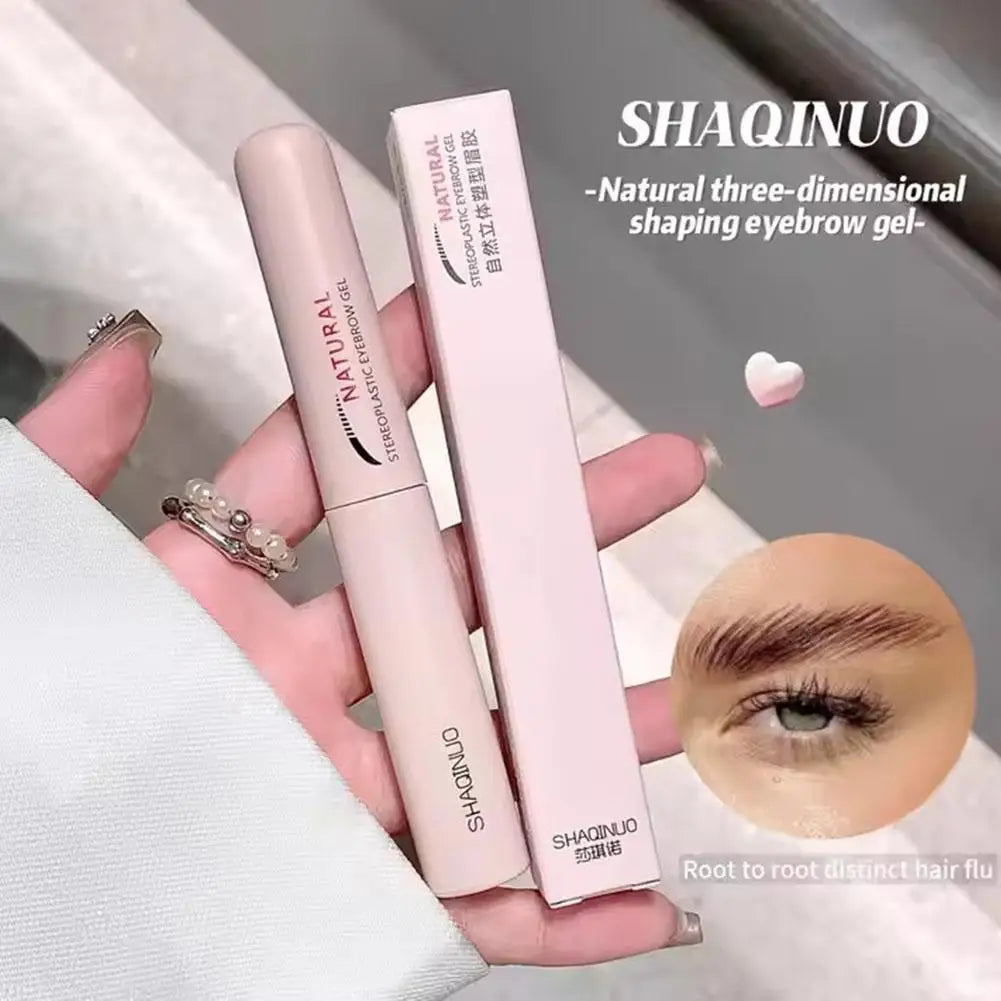 Double Head Eyebrow Gel Styling Liquid Fixed Gel Waterproof Sweat-proof Eyebrow Repair Makeup Gel For Eyebrows