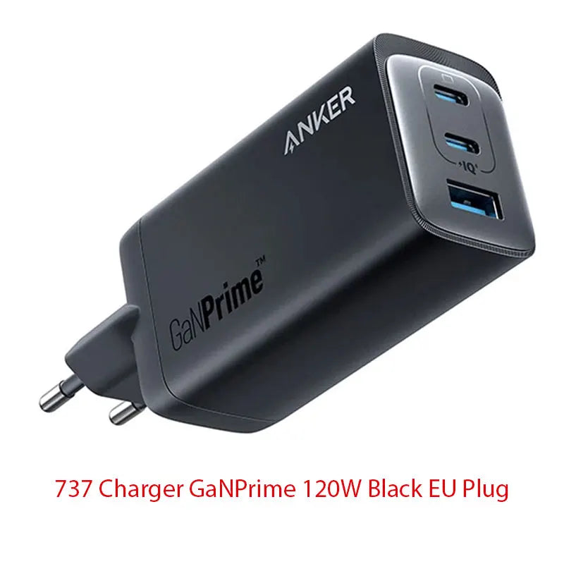 Anker 737 Charger 120W GaN Charger,USB Type C,charger fast charging,iphone 17 charger,For iphone 17 pro max,For Galaxy
