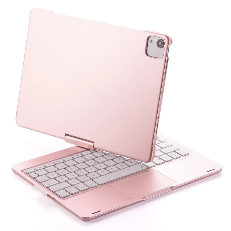 Bluetooth Magic Keyboard Case For iPad Pro 11 2022 2021 2020 2018 Air 5 4 10.9 Tablet Case Arabic Spanish French German Keyboard