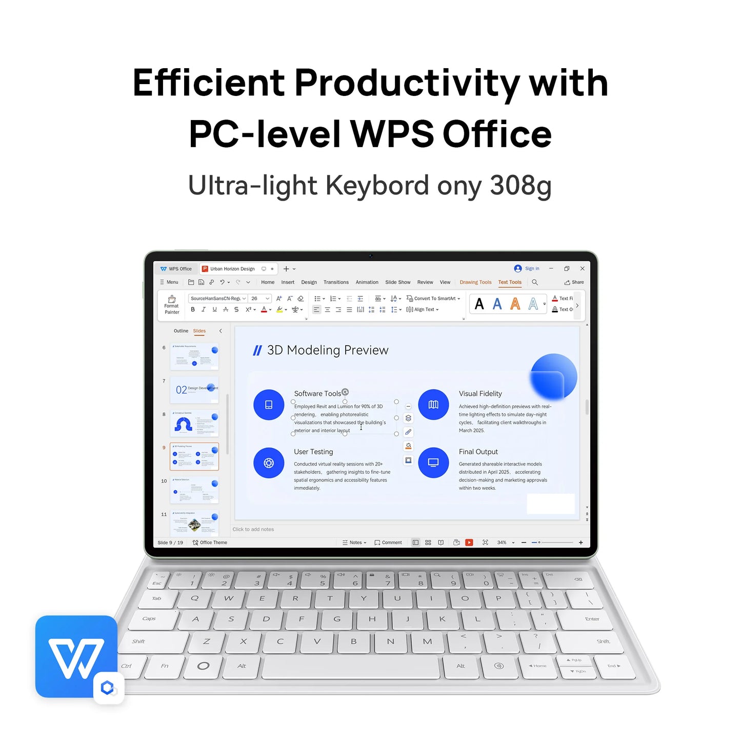 HUAWEI MatePad 12X 2025, Ultra-clear Display, 12GB+256GB Wifi Inbox Keyboard, Delivery from Riyadh, Local Warranty
