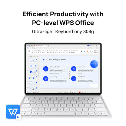 HUAWEI MatePad 12X 2025, Ultra-clear Display, 12GB+256GB Wifi Inbox Keyboard, Delivery from Riyadh, Local Warranty