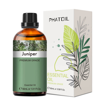 PHATOIL 1PCS Aromatherapy Essential Oil 30ml Lemon Eucalyptus Lavender Bergamot Jasmine Juniper Rose Vanilla Aroma Essential Oil