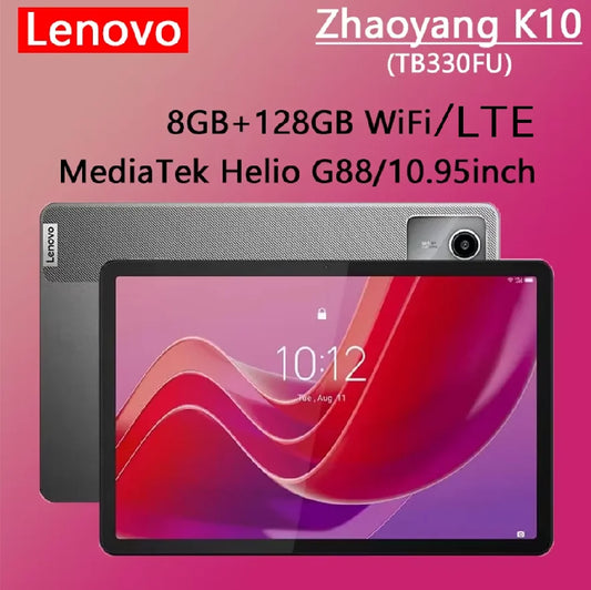 Global Rom Lenovo Tab K10 M11 Wifi LTE MTK Helio G88 Zhaoyang Multi Language 10.95-inch 90hz 400nits Face Recognition 7040mAh