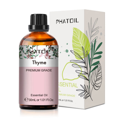 PHATOIL 1PCS Aromatherapy Essential Oil 30ml Lemon Eucalyptus Lavender Bergamot Jasmine Juniper Rose Vanilla Aroma Essential Oil
