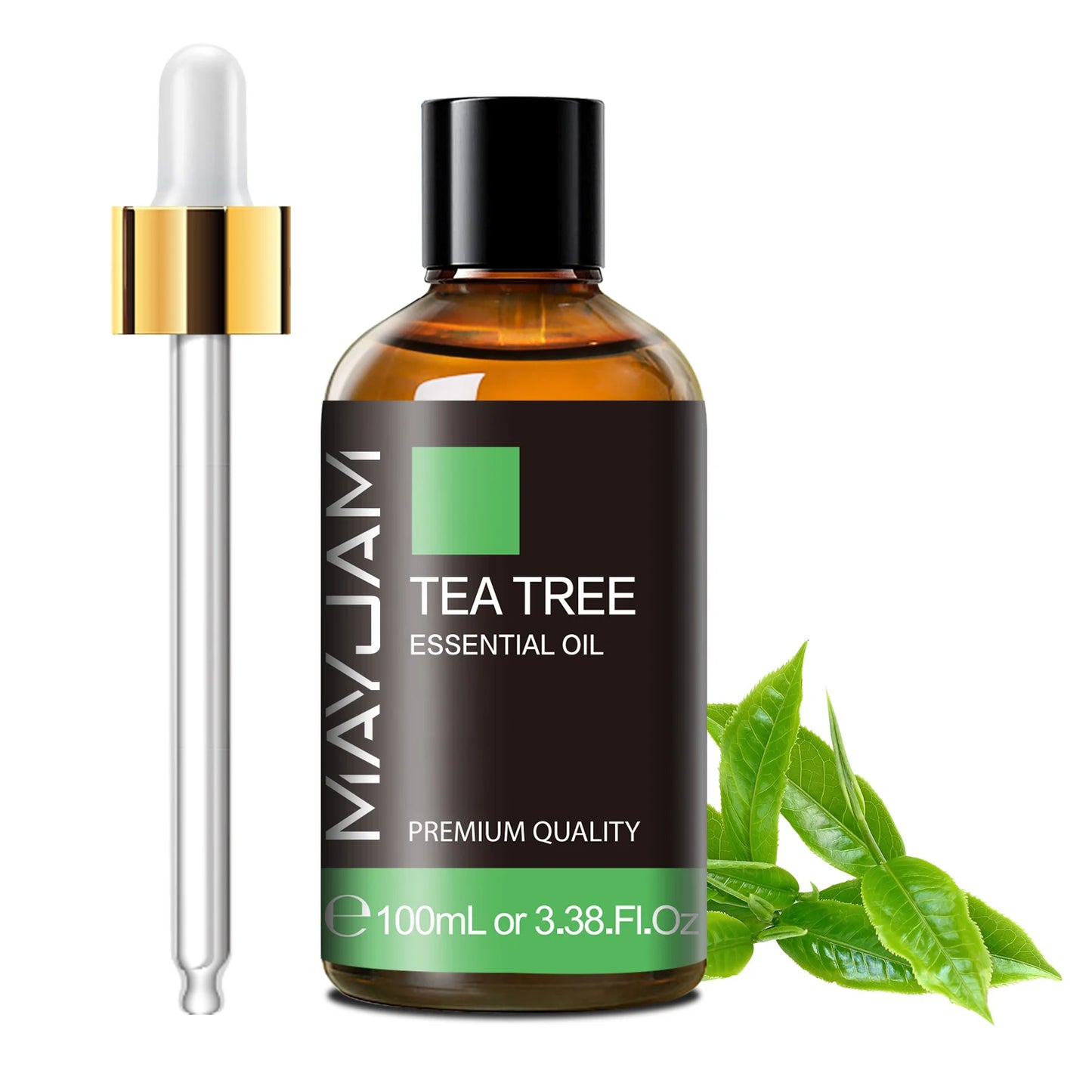 MAYJAM 100ml Pure Essential Oil with Glass Dropper, Aromatherapy Essential Oils Lavender Eucalyptus Rosemary Vanilla Aroma Oil