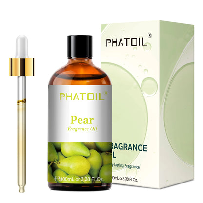 PHATOIL 100ml Aromatherapy Fragrance Oil Coconut & Vanilla Strawberry Cherry Lemon 1/2/3pcs Aroma Oil For Diffuser Candle Making